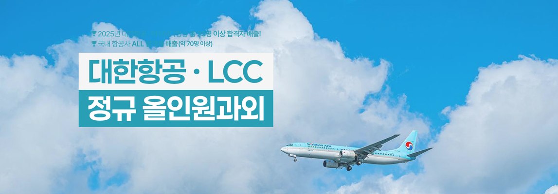 대한항공 LCC 정규 올인원과외